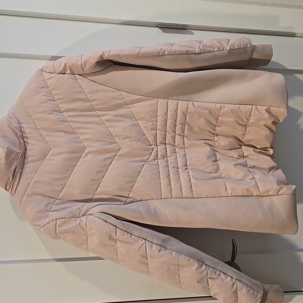 Michael Kors Womens Size L Quilted Jacket Coat Lightweight | Light Pink - Picture 11 of 13